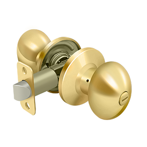 Deltana Architectural Hardware Residential Locks: Home Series Egg Knob Privacy each - cabinetknobsonline