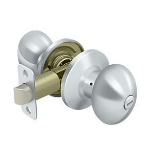 Deltana Architectural Hardware Residential Locks: Home Series Egg Knob Privacy each - cabinetknobsonline