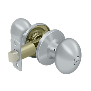 Deltana Architectural Hardware Residential Locks: Home Series Egg Knob Privacy each - cabinetknobsonline