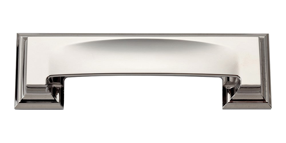 ATLAS HOMEWARES CABINET HARDWARE SUTTON PLACE BIN CUP PULL CHROME - cabinetknobsonline