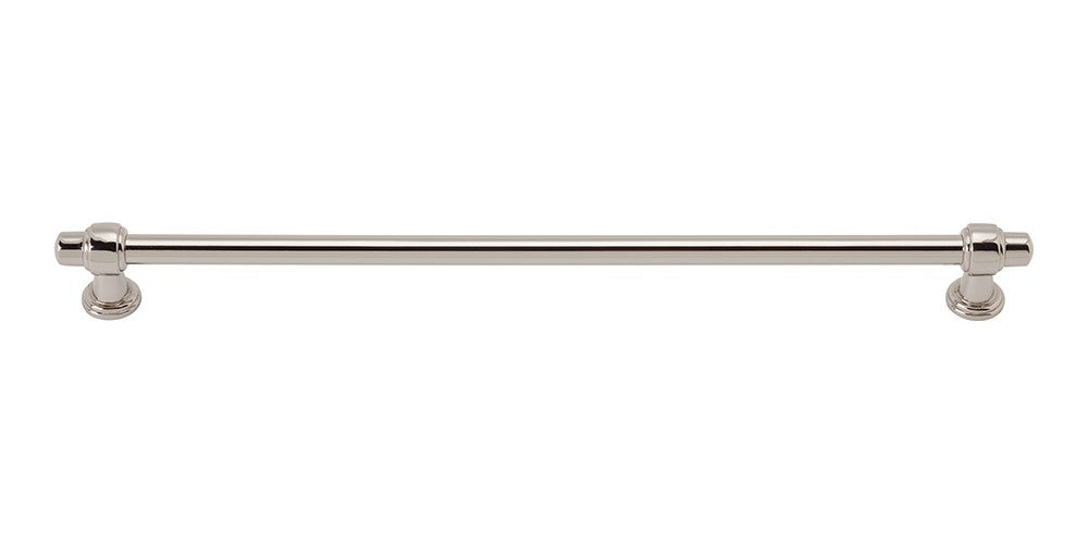 ATLAS HOMEWARES CABINET HARDWARE BRONTE PULL 288 MM CC POLISHED NICKEL - cabinetknobsonline