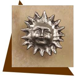 Anne At Home Spiky Sun Cabinet Knob - Small - cabinetknobsonline