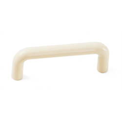 Laurey Cabinet Knobs, 3" Plastic Pull -Bone - cabinetknobsonline