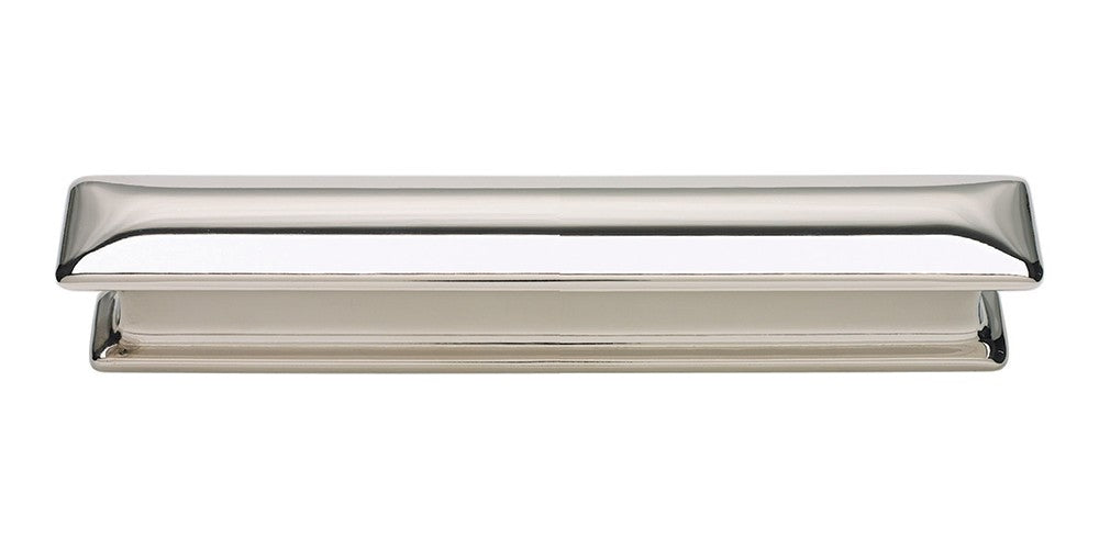 ATLAS HOMEWARES CABINET HARDWARE ALCOTT PULL 128 MM CC POLISHED NICKEL - cabinetknobsonline