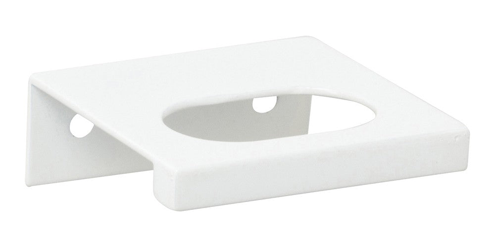 ATLAS HOMEWARES CABINET HARDWARE MODERN SQUARE EDGE PULL 32 MM CC HIGH WHITE GLOSS - cabinetknobsonline