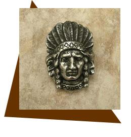 Anne at Home Indian Head Cabinet Knob - cabinetknobsonline