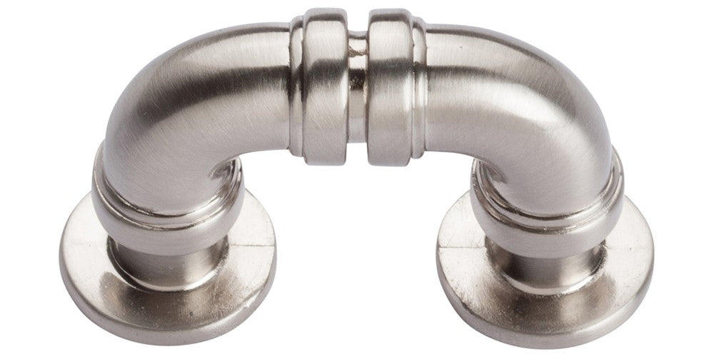 ATLAS HOMEWARES CABINET HARDWARE STEAM PUNK PULL 34 MM CC BRUSHED NICKEL - cabinetknobsonline