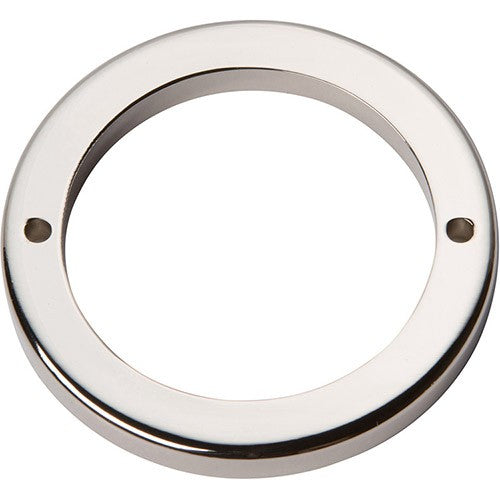 ATLAS HOMEWARES CABINET HARDWARE Tableau Round Base 2 1-2" POLISHED NICKEL - cabinetknobsonline