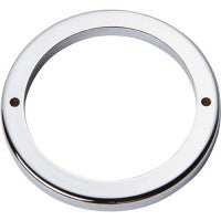 ATLAS HOMEWARES CABINET HARDWARE Tableau Round Base 3" CHROME - cabinetknobsonline