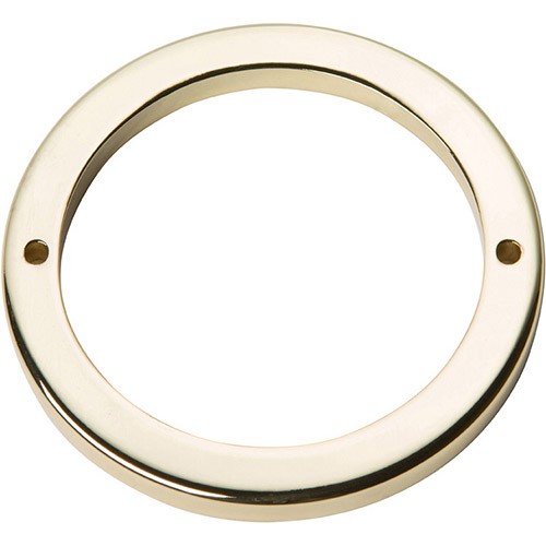 ATLAS HOMEWARES CABINET HARDWARE Tableau Round Base 3" FRENCH GOLD - cabinetknobsonline