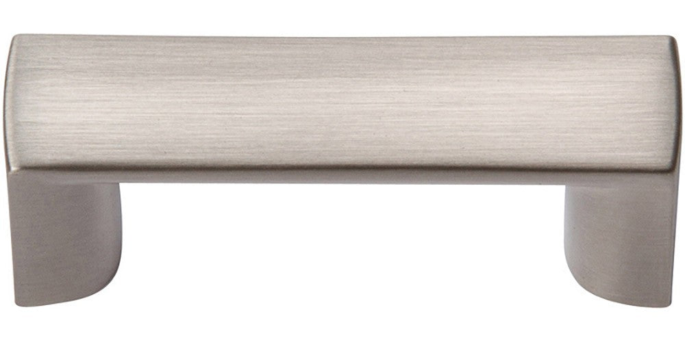 ATLAS HOMEWARES CABINET HARDWARE Tableau Squared Handle 1 7-16" BRUSHED NICKEL - cabinetknobsonline