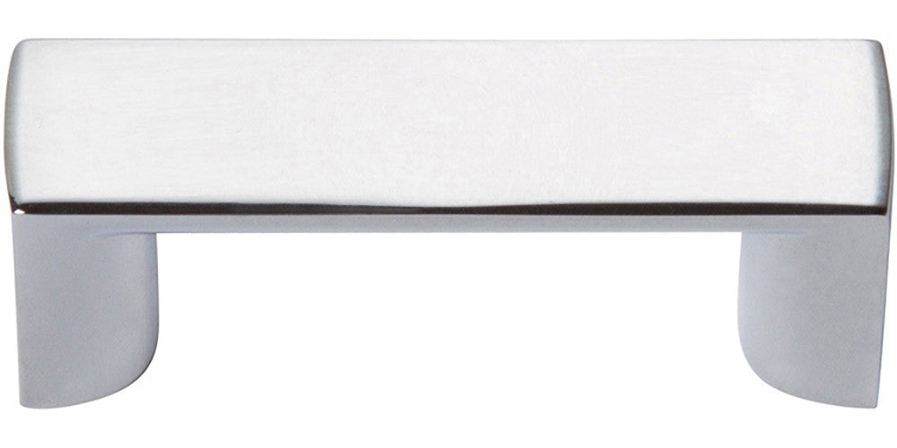 ATLAS HOMEWARES CABINET HARDWARE Tableau Squared Handle 1 7-16" CHROME - cabinetknobsonline