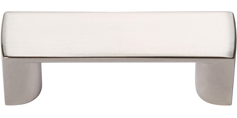 ATLAS HOMEWARES CABINET HARDWARE Tableau Squared Handle 1 7-16" POLISHED NICKEL - cabinetknobsonline