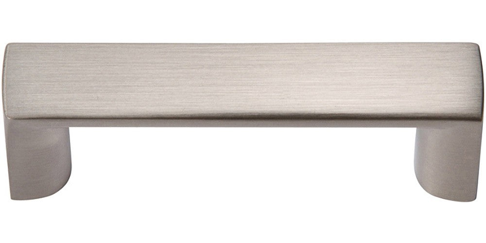 ATLAS HOMEWARES CABINET HARDWARE Tableau Squared Handle 1 7-8" BRUSHED NICKEL - cabinetknobsonline