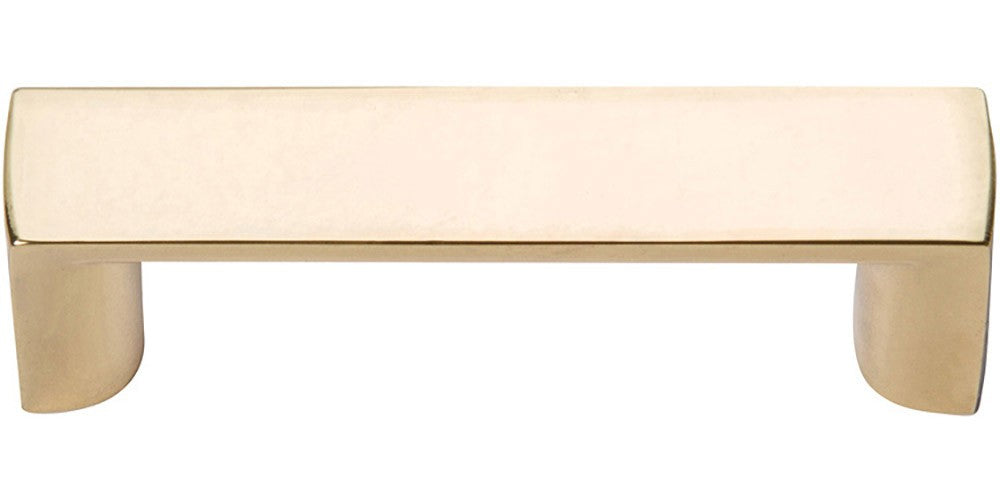 ATLAS HOMEWARES CABINET HARDWARE Tableau Squared Handle 1 7-8" FRENCH GOLD - cabinetknobsonline