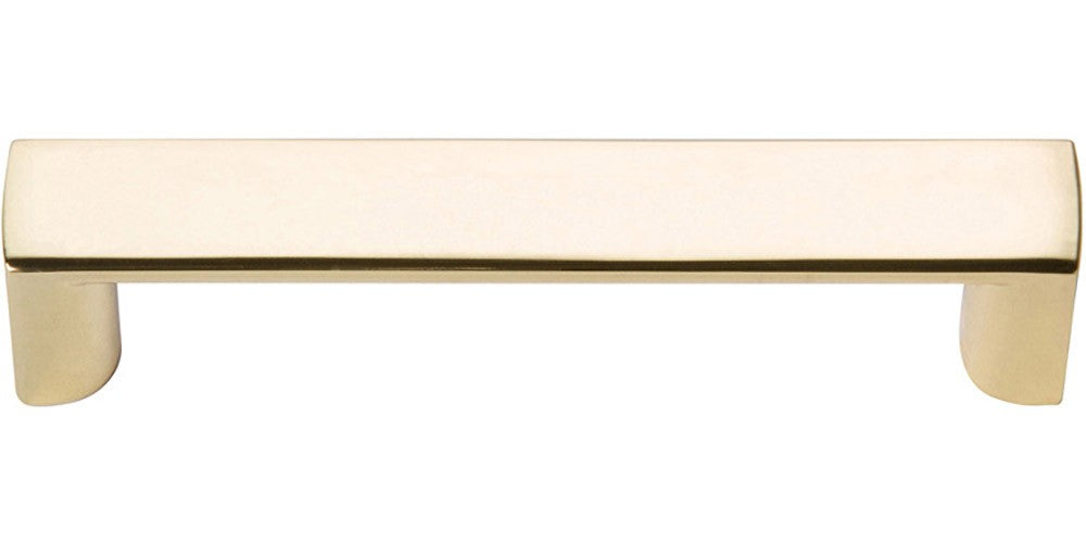 ATLAS HOMEWARES CABINET HARDWARE Tableau Squared Handle 2 1-2"  FRENCH GOLD - cabinetknobsonline