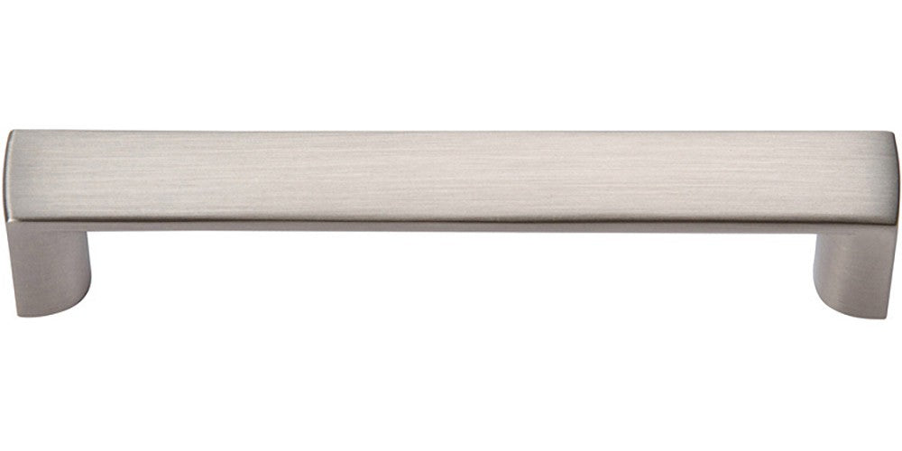 ATLAS HOMEWARES CABINET HARDWARE Tableau Squared Handle 3" BRUSHED NICKEL - cabinetknobsonline