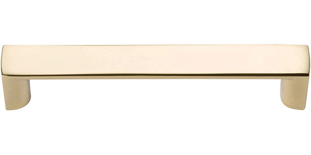 ATLAS HOMEWARES CABINET HARDWARE Tableau Squared Handle 3"  FRENCH GOLD - cabinetknobsonline