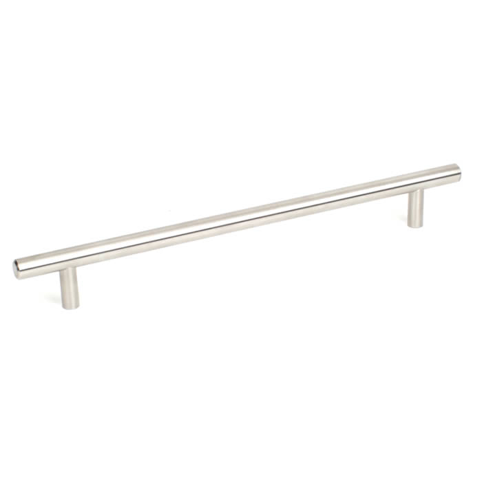 Century Cabinet Hardware Stainless - Stainless Steel, 384mm cc T-Handle, 444mm oa, Brushed Stainless Steel - cabinetknobsonline