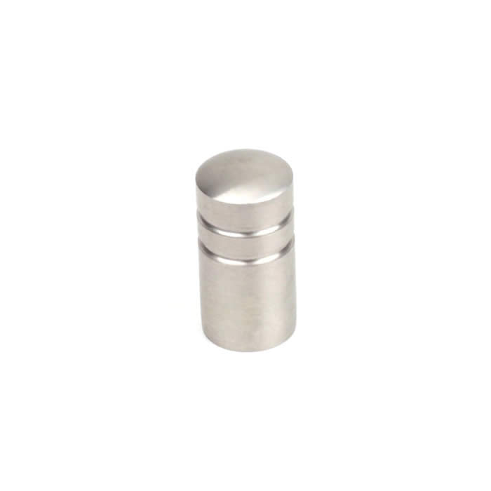 Century Cabinet Hardware Stainless - Stainless Steel, 5-8" dia. Knob, Brushed Stainless Steel - cabinetknobsonline