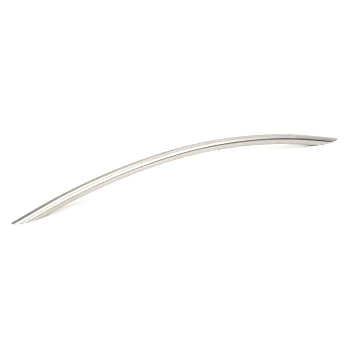 Century Cabinet Hardware Stainless - Stainless Steel, 288mm Bow Handle, Brushed Stainless Steel - cabinetknobsonline