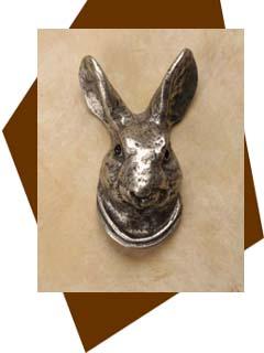Anne At Home Hare Head Cabinet Knob - cabinetknobsonline