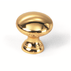 Laurey Cabinet Knobs, 1 3-8" Knob - Solid Brass - cabinetknobsonline
