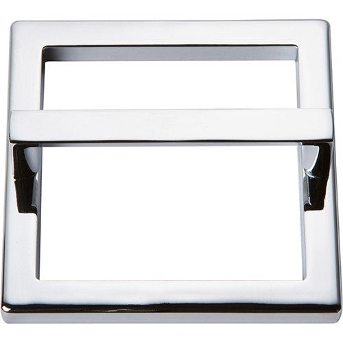 ATLAS HOMEWARES CABINET HARDWARE Tableau, 3" Square Base & Top CHROME - cabinetknobsonline