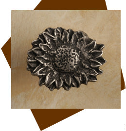 Anne At Home Sunflower Oval Cabinet Knob - Small - cabinetknobsonline
