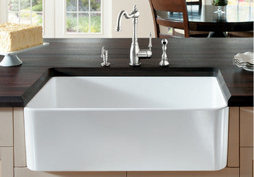Blanco Cerana II 33" Apron Single Bowl Sink White - cabinetknobsonline