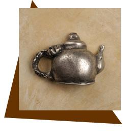 Anne at Home Tea Pot Cabinet Knob - Right - cabinetknobsonline