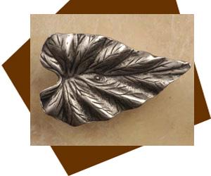 Anne At Home  Fig Leaf Cabinet Knob - cabinetknobsonline