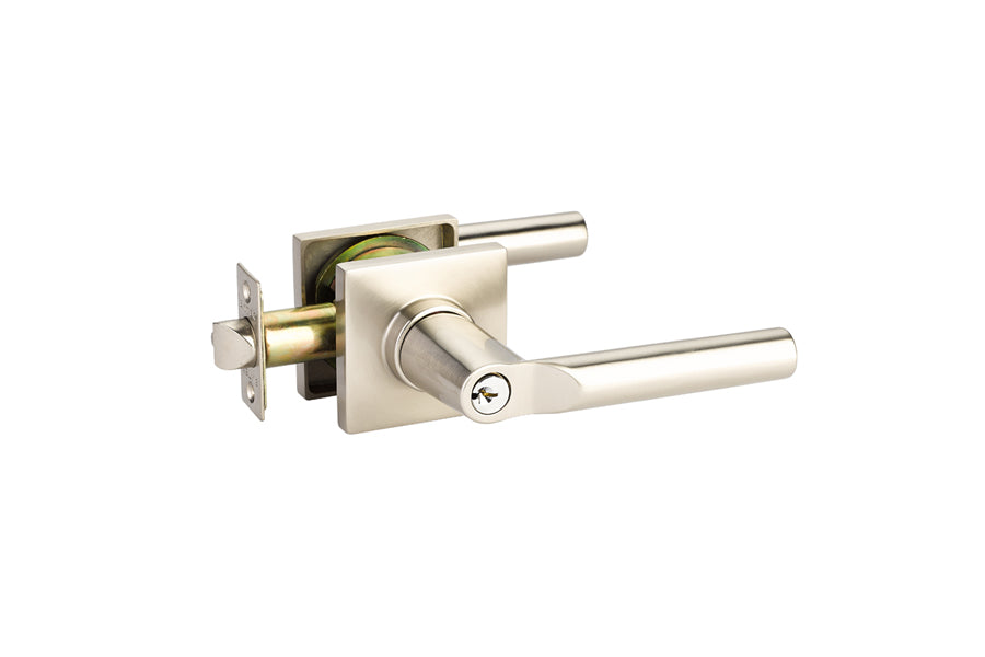 Emtek Door Hardware Brass Key In Knob-Lever Dummy Square Rosette - cabinetknobsonline