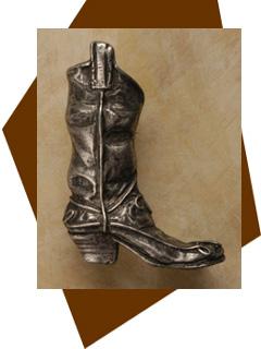Anne At Home Cowboy Boot Cabinet Knob-Small-Right - cabinetknobsonline