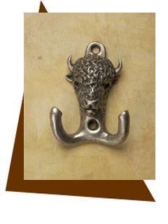 Anne at Home Buffalo Robe Hook - cabinetknobsonline