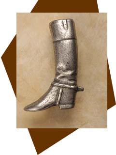 Anne at Home Riding Boot Cabinet Knob-Left - cabinetknobsonline