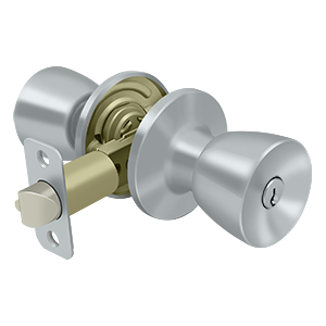 Deltana Architectural Hardware Residential Locks: Home Series St. Thomas Knob Entry each - cabinetknobsonline