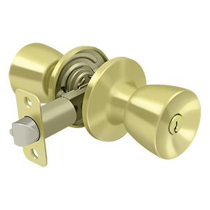 Deltana Architectural Hardware Residential Locks: Home Series St. Thomas Knob Entry each - cabinetknobsonline