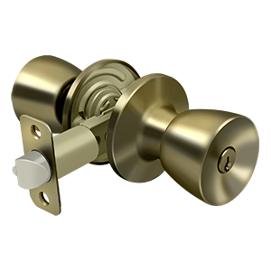 Deltana Architectural Hardware Residential Locks: Home Series St. Thomas Knob Entry each - cabinetknobsonline