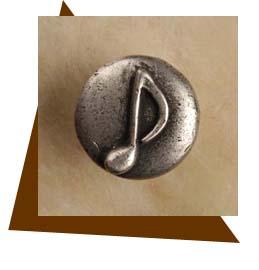 Anne At Home Single Musical Note Cabinet Knob - cabinetknobsonline