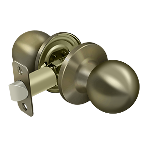 Deltana Architectural Hardware Residential Locks: Home Series Round Knob Passage each - cabinetknobsonline