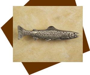 Anne At Home Trout Cabinet Knob-Right (concave) - cabinetknobsonline