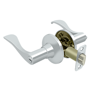 Deltana Architectural Hardware Residential Locks: Home Series Savanna Lever Entry Right Hand each - cabinetknobsonline