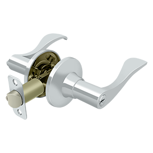 Deltana Architectural Hardware Residential Locks: Home Series Savanna Lever Entry Left Hand each - cabinetknobsonline