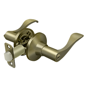 Deltana Architectural Hardware Residential Locks: Home Series Savanna Lever Privacy Left Hand each - cabinetknobsonline