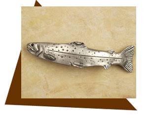 Anne At Home Trout Cabinet Knob-Left (convex) - cabinetknobsonline