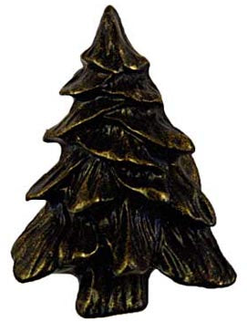 Sierra Lifestyles - Big Sky Cabinet Hardware Tree Knob - Bronzed Black - cabinetknobsonline