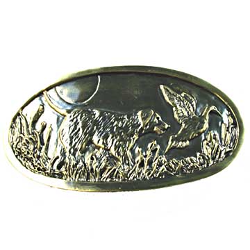 Sierra Lifestyles - Big Sky Cabinet Hardware Dog Pull - Antique Brass - cabinetknobsonline