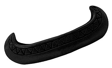 Sierra Lifestyles - Big Sky Cabinet Hardware Canoe Pull - Black - cabinetknobsonline