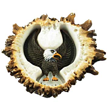 Sierra Lifestyles - Big Sky Cabinet Hardware Elk Burr Pull - Eagle Front - cabinetknobsonline